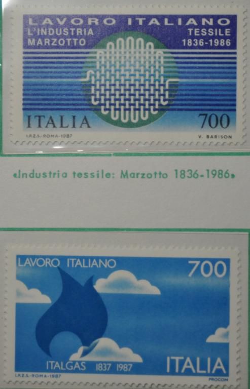 Италия Индустрия Газ 1987 MNH - фото фото фото 0
