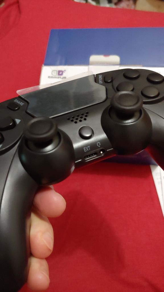 Геймпад Dualshock4 PS4, PS3, PC, iOS, Android Беспроводной Bluetooth Gaminja P48 Black Новый - фото фото фото 7