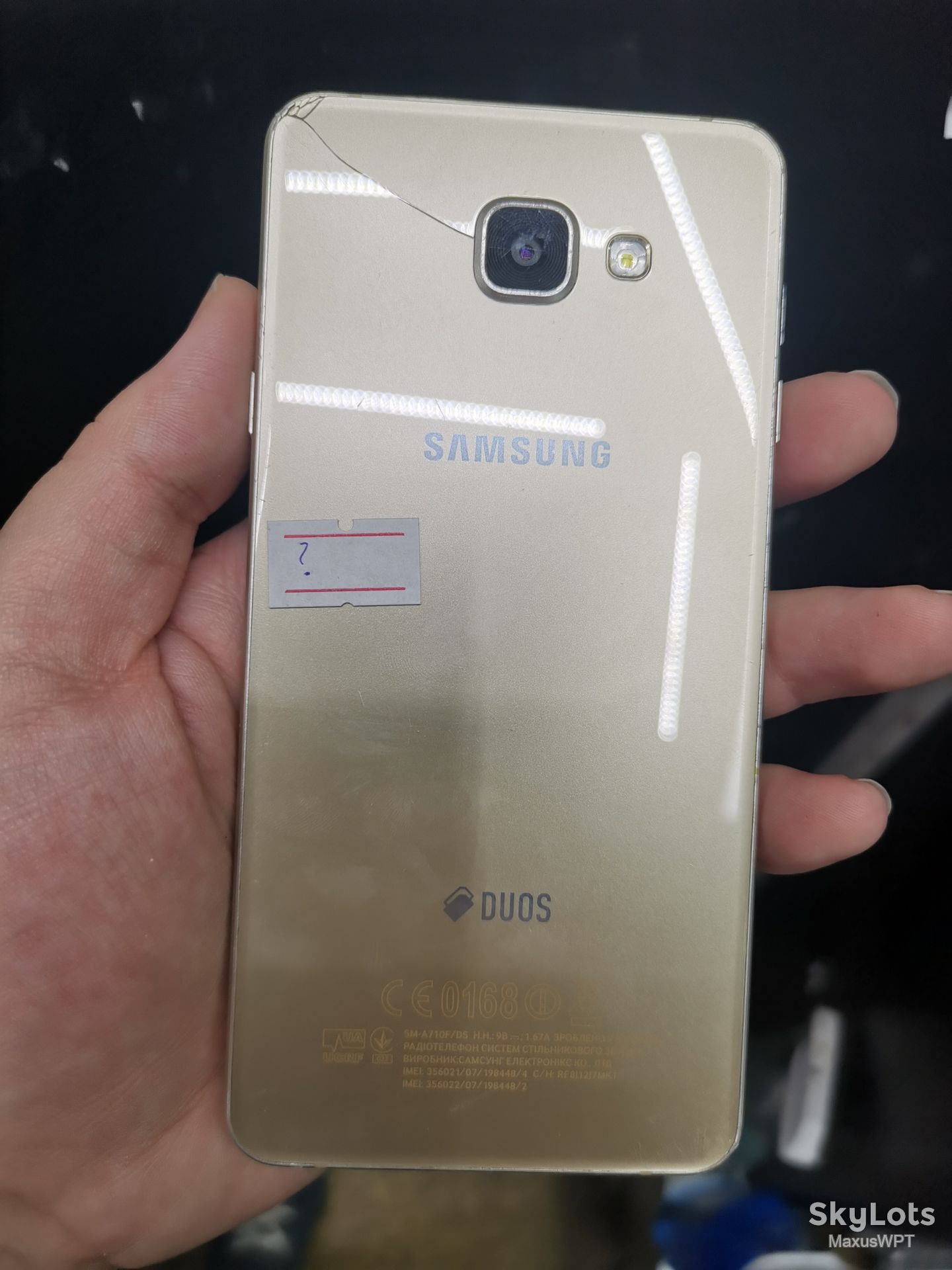 #440 Sklad samsung a710 gold ? - фото фото фото 2