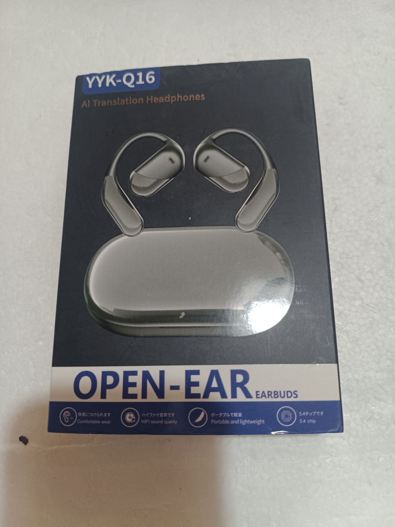 Бездротові навушники YYK-Q16 AI Translation Headphones Open-Ear та вбудованою функцією AI-перекладу. Амазон - фото фото фото 1