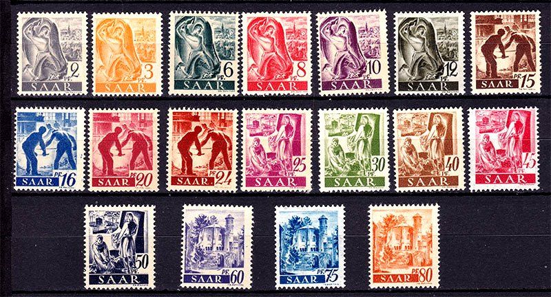 СААР / SAAR 1947 г MNH - стандарт - фото фото фото 0