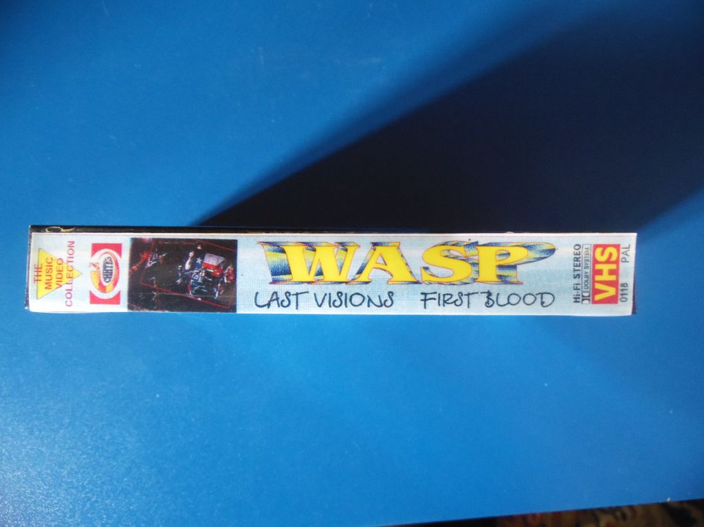 Видеокассета VHS W.A.S.P. WASP "First Blood... Last Visions..." - фото фото фото 1