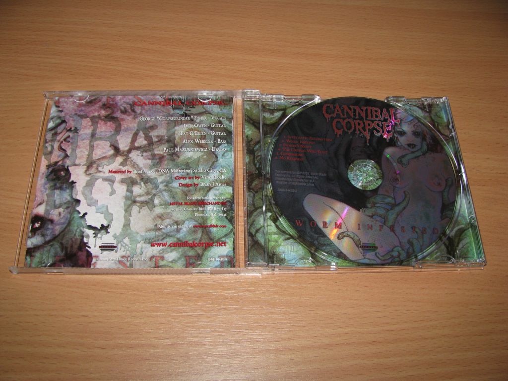 CANNIBAL CORPSE - Worm Infested    (2002 Metal Blade 1st press,USA) - фото фото фото 1