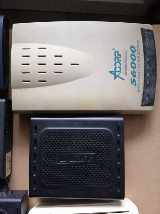 ADSL modem різні. за 6 шт. Стан невідомий - фото фото фото 2