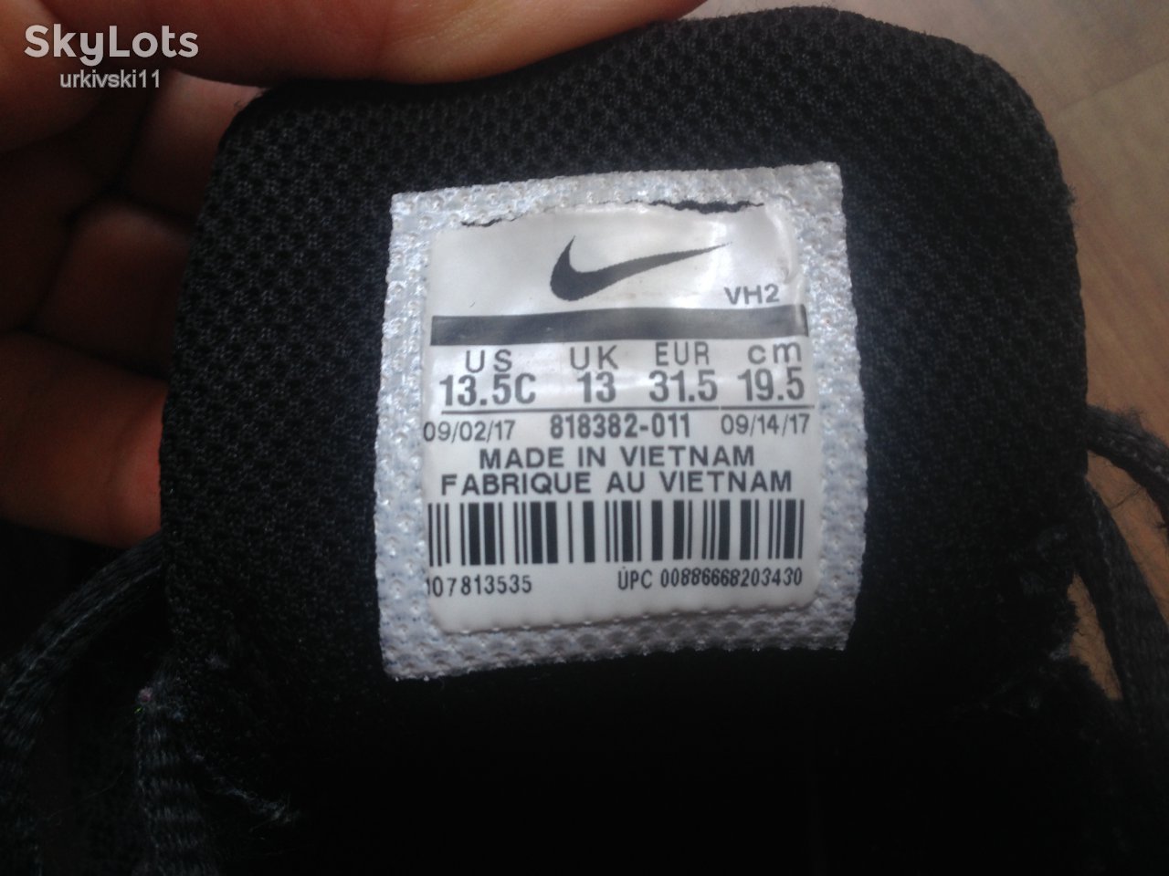 Кроссовки Nike,сетка,р.31,5,оригинал! - фото фото фото 9