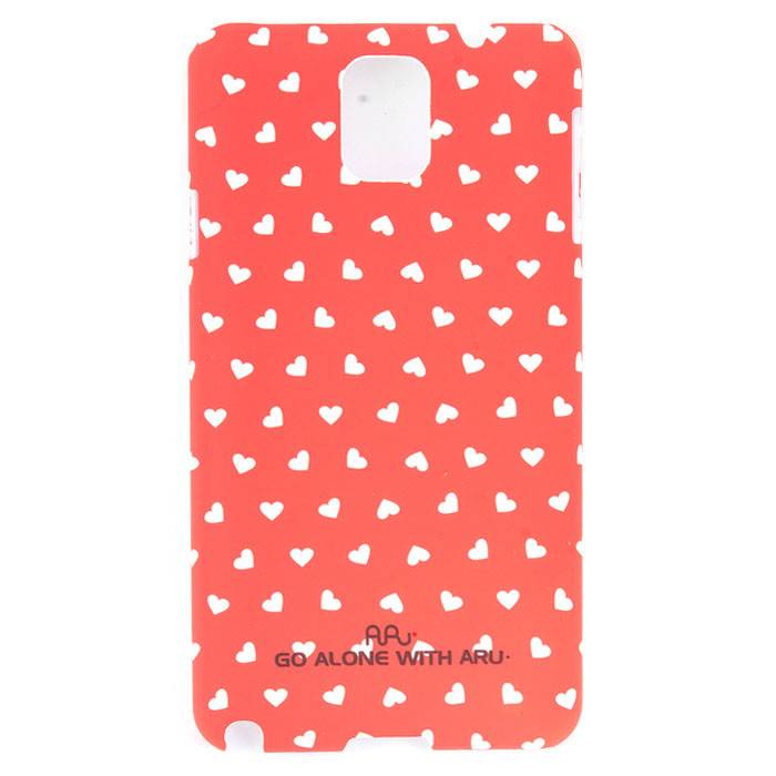 Чехол ARU для Samsung Galaxy Note 3 Hearts Red - фото фото фото 0