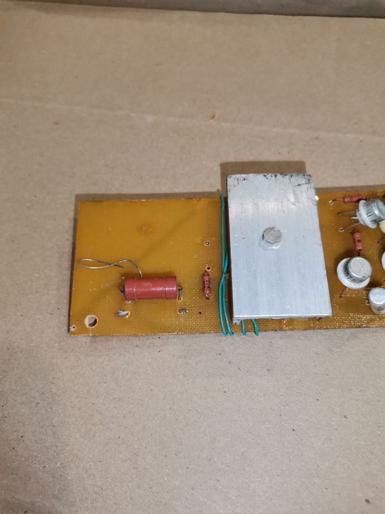 Плата стабилизатора блока питания усилителя транзистор П213Б - фото фото фото 5