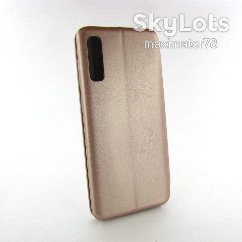 КОЖАНЫЙ ЧЕХОЛ КНИЖКА Samsung A50 A505 A30s A307 rose gold - фото фото фото 1