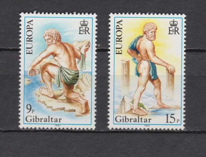 Гибралтар Мифы и Легенды Геракл Европа СЕПТ 1981 - фото фото фото 0