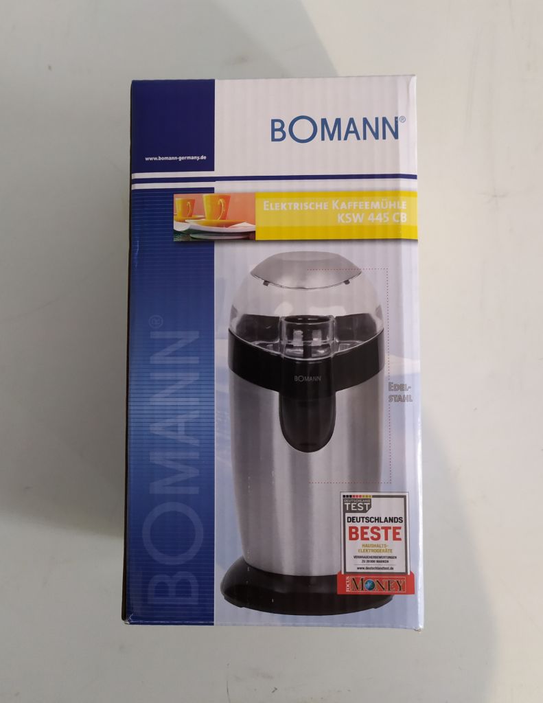Новая стильная кофемолка немецкого производства Bomann KSW 445 CB с гарантией - фото фото фото 4