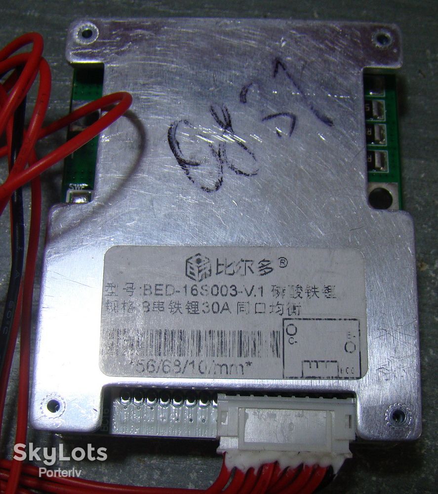 Плата захисту/балансування     (BMS) 8І Li-FE-Po4,  30А    (BED16S-003 V.1) - фото фото фото 0