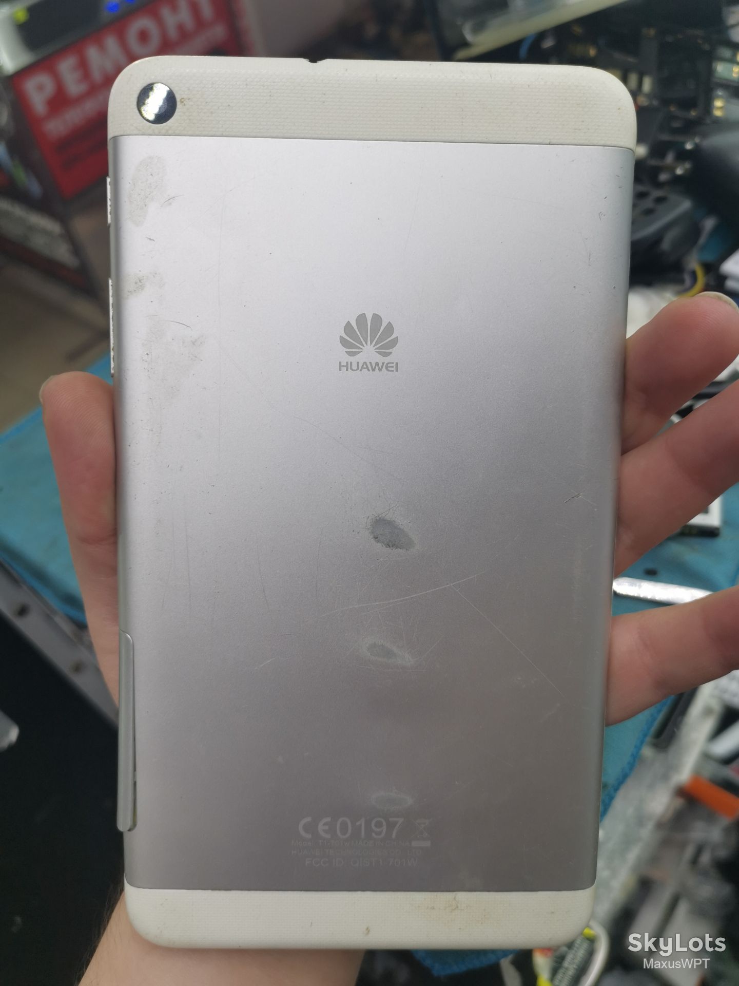 #1301 Sklad Huawei T1 T1-701W silver - фото фото фото 1