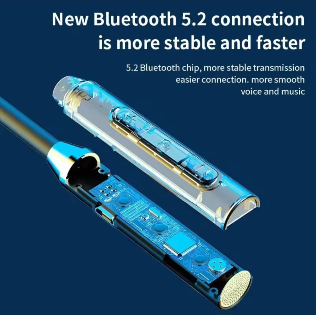 Спортивные удобные Bluetooth наушники магнитные  блютуз гарнитура с микрофоном - фото фото фото 4