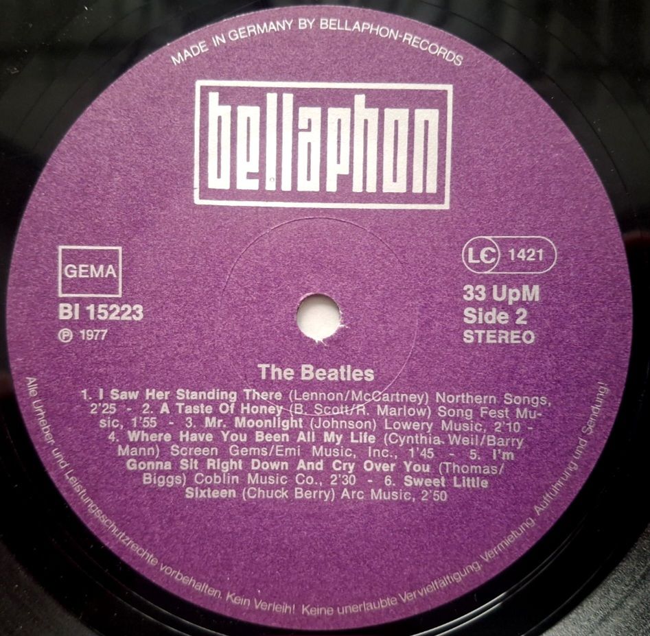 The Beatles - Live Im Star-Club - 1962.  (LP). 12. Vinyl. Пластинка. Germany. - фото фото фото 3