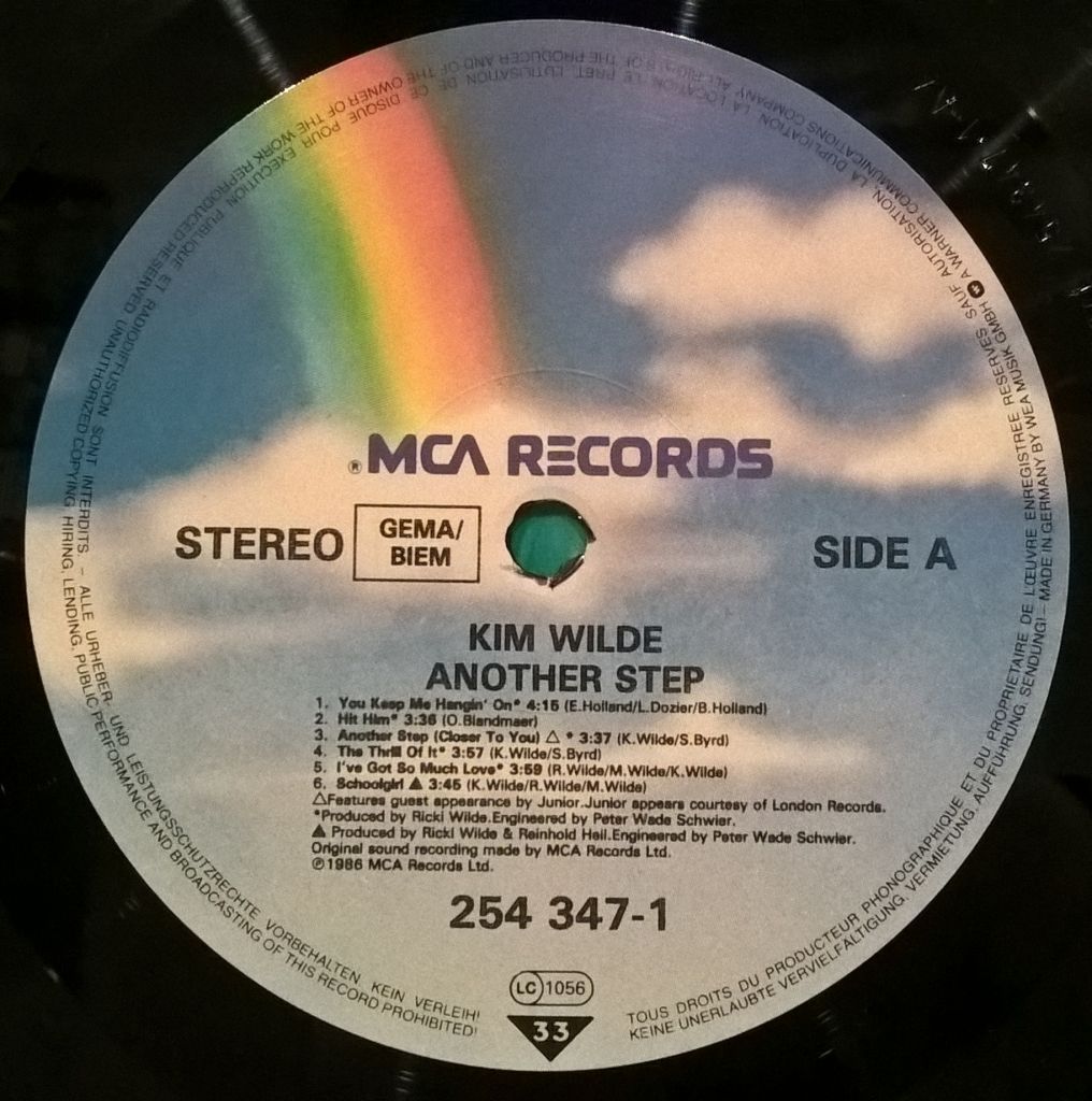 Kim Wilde - Another Step - 1986.   (LP). 12. Vinyl. Пластинка. Germany. - фото фото фото 5