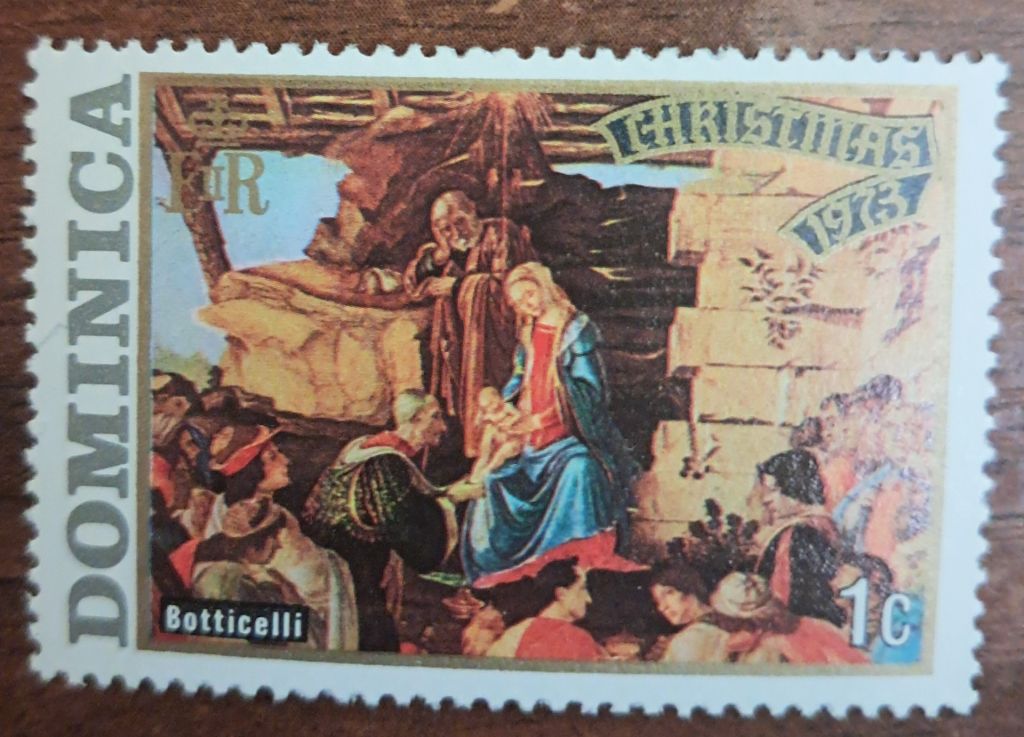 Доминика 1973 Рождество Різдво - фото фото фото 0