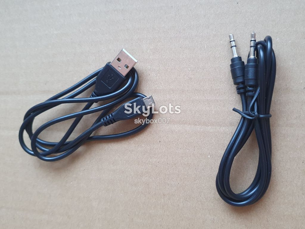 Кабель microUSB to USB + AUX аудио кабель для блютус колонки - фото фото фото 1
