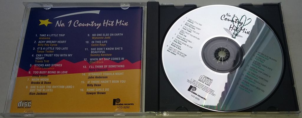 VARIOUS No. 1 Country Hit Mix  CD US - фото фото фото 1