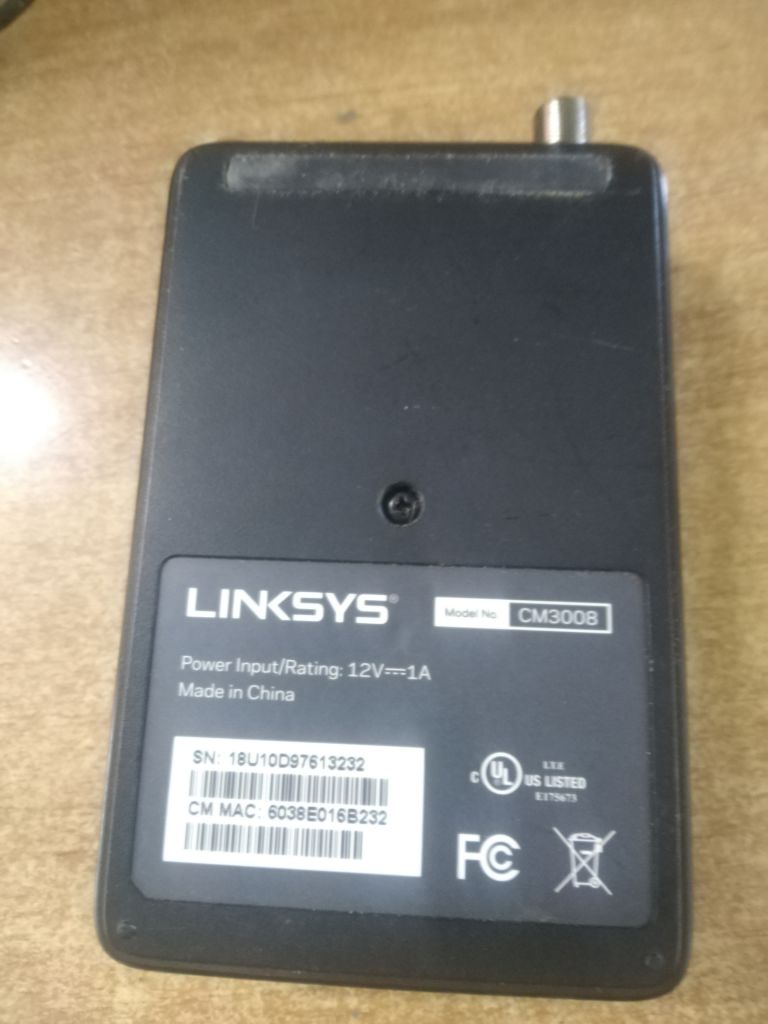 Кабельний модем Linksys CM3008 - фото фото фото 2