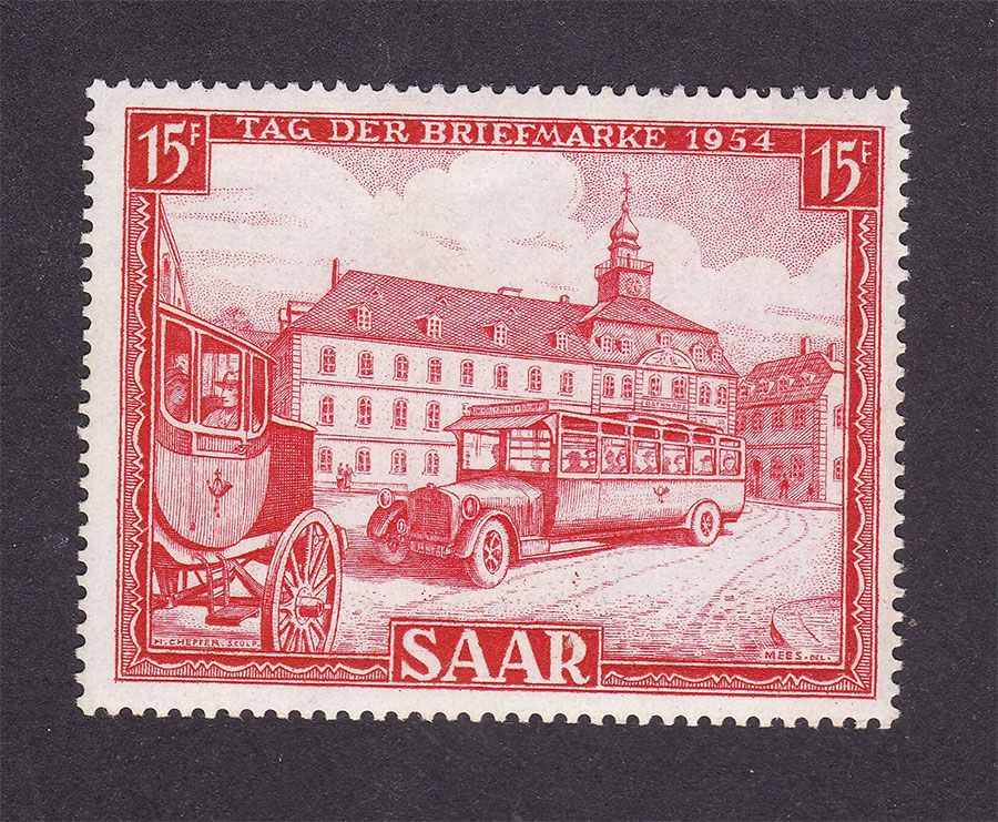 Транспорт .  SAAR / СААР 1921 г  MNH  день марки - фото фото фото 0