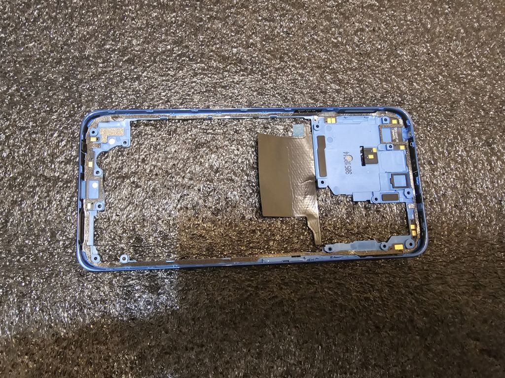 Середня рамка Redmi Note 12 NFC Blue  Оригиналы - фото фото фото 2