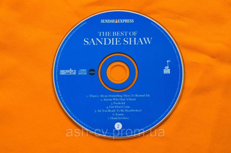 Музичний диск CD. SANDIE SHAW (2cd) - фото фото фото 1