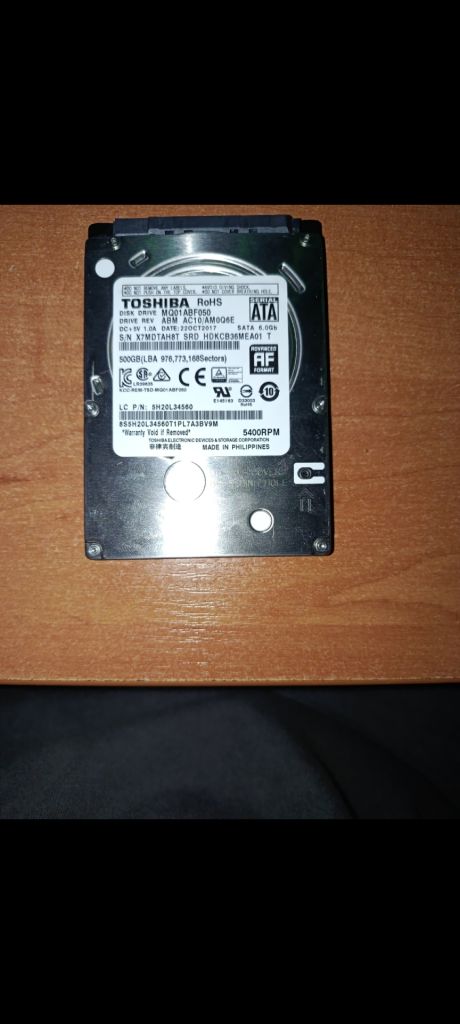 HDD диск Toshiba MQ01ABF050 на 500 ГБ. - фото фото фото 1