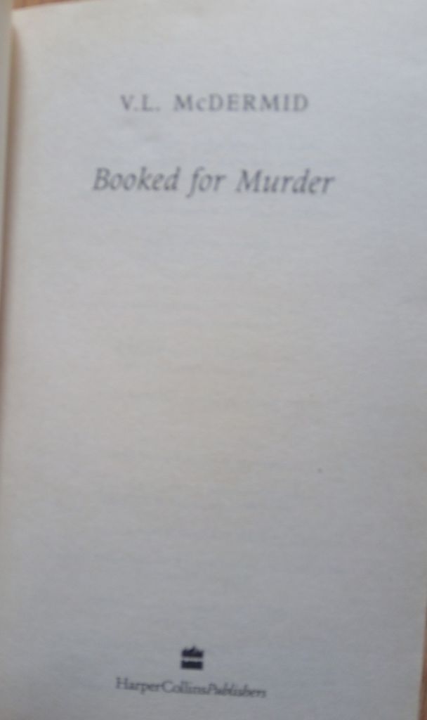 Booked for Murder VAL McDermid English на Английском книга - фото фото фото 3