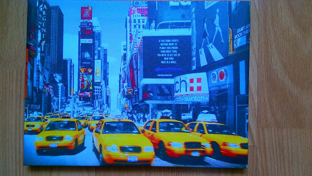 Картина New York 25 x 19 см - фото фото фото 0