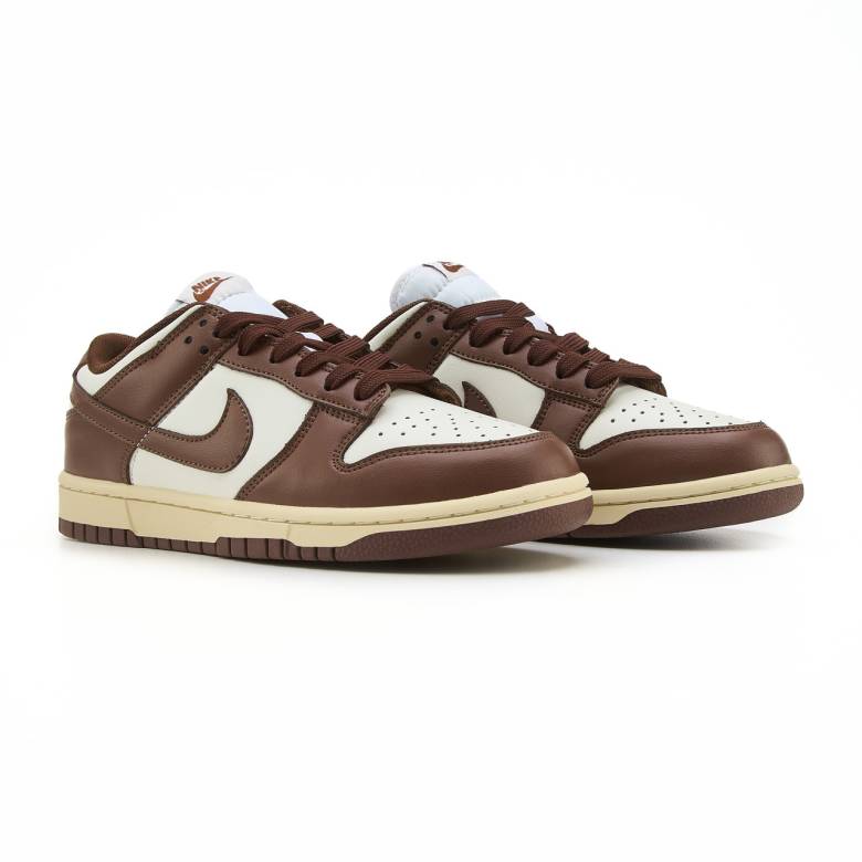 Nike Dunk Low Brown White Beige 40 44 - фото фото фото 1