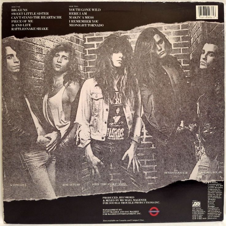 Skid Row - Skid Row - 1989.  (LP). 12. Vinyl. Пластинка. USA. - фото фото фото 1