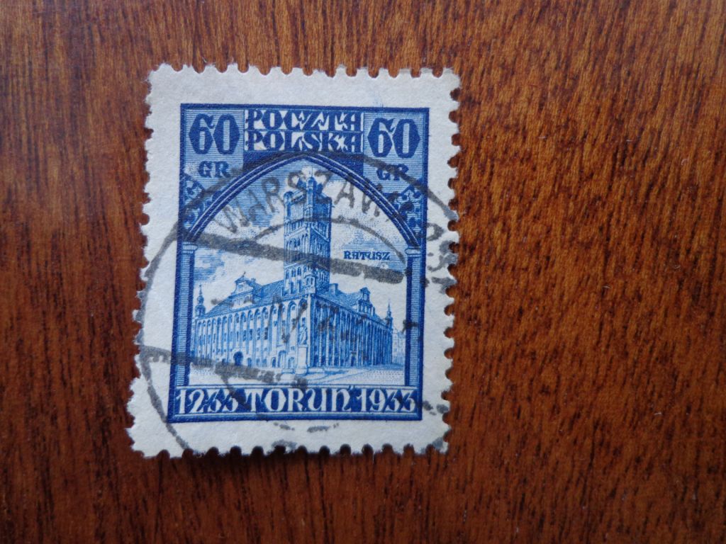 Польша, 1933 год, 700 лет г.Торунь, гаш., КЦ 3.5 евро - фото фото фото 0