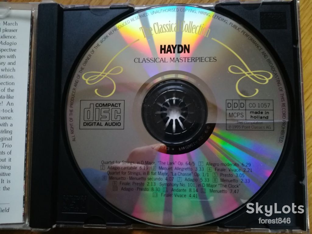 Joseph Haydn-Classical masterpieces 57-Holland-состояние: 4 - фото фото фото 7