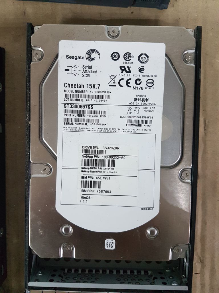 Диски HDD 3.5" SAS 300gb ST3300657SS, 6шт одним лотом,  від 1грн      (№033) - фото фото фото 6