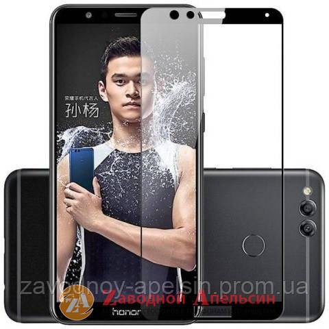 Защитное стекло  Huawei Honor 7X Glass full черн - фото фото фото 0
