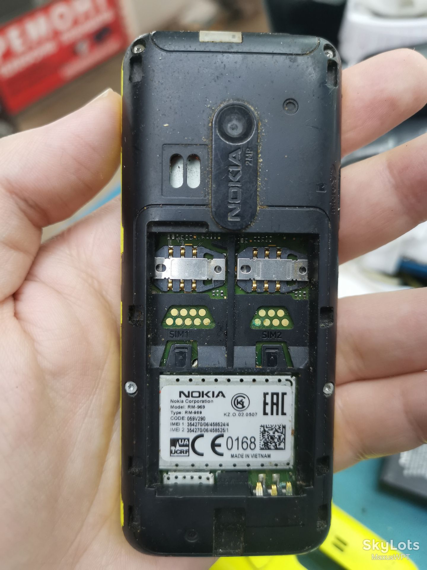 Sklad Nokia 220 yellow rm-969 969 - фото фото фото 3