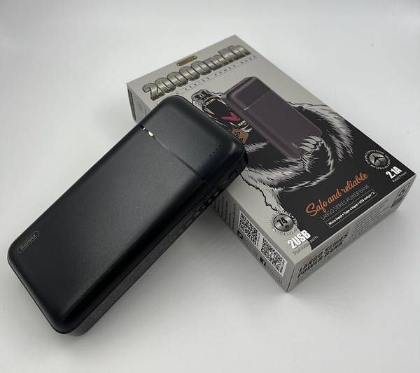Power Bank Remax RPP-166 Lango Black     (20000mAh/2A/2USB) - фото фото фото 0
