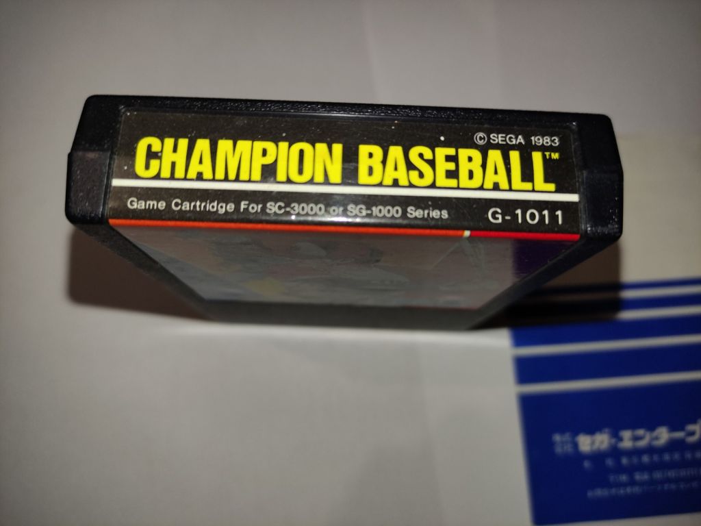 Champion Baseball   (Sega SC-3000 чи SG-1000) Японія б/в НЕ ТЕСТУВАЛАСЯ - фото фото фото 4