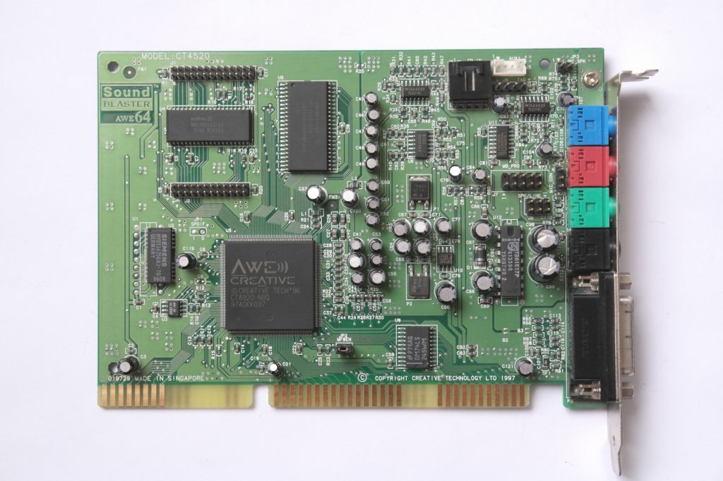 Звуковая карта Creative Sound Blaster AWE64 Value CT4520 - фото фото фото 0