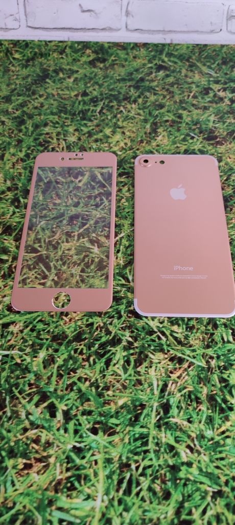 Защитное стекло Metal 3D iPhone 6 pink - фото фото фото 1