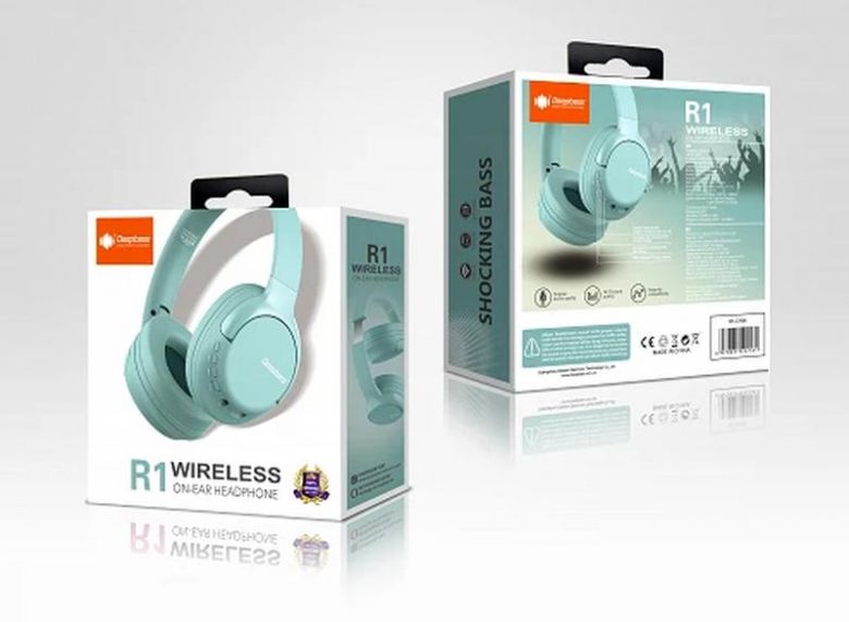 Навушники Bluetooth DEEPBASS R1 Ментолові - фото фото фото 0