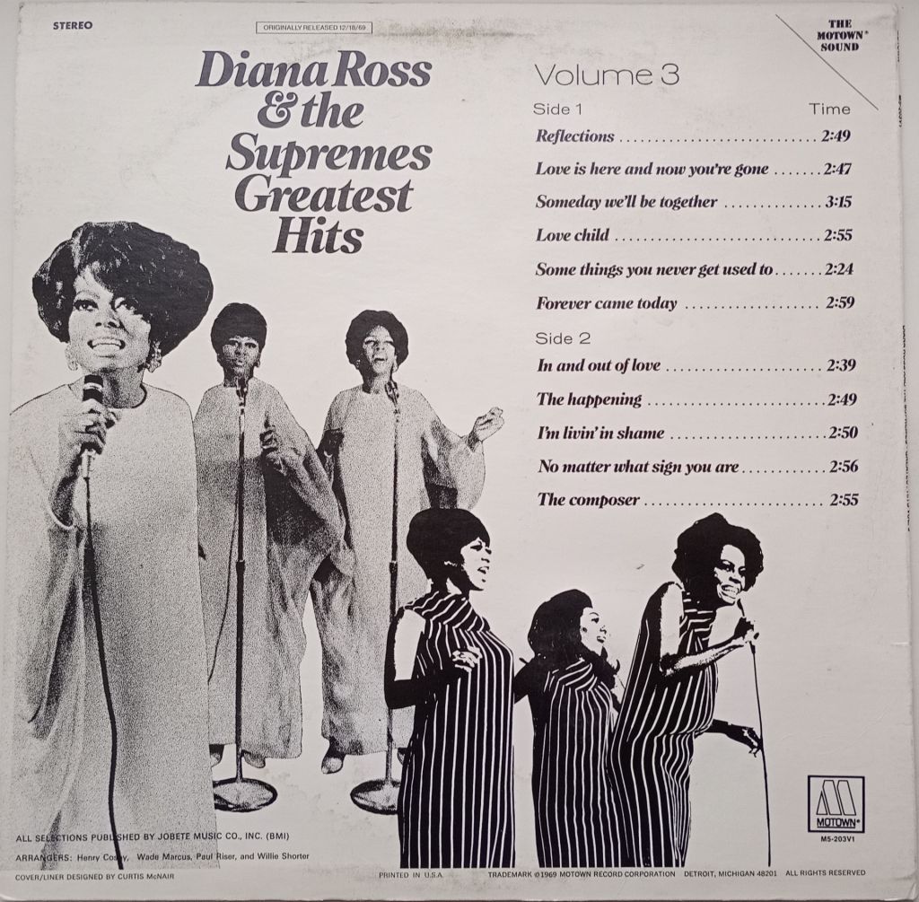 DIANA ROSS &amp; THE SUPREMES Greatest Hits Volume 3 LP  EX/EX- - фото фото фото 1