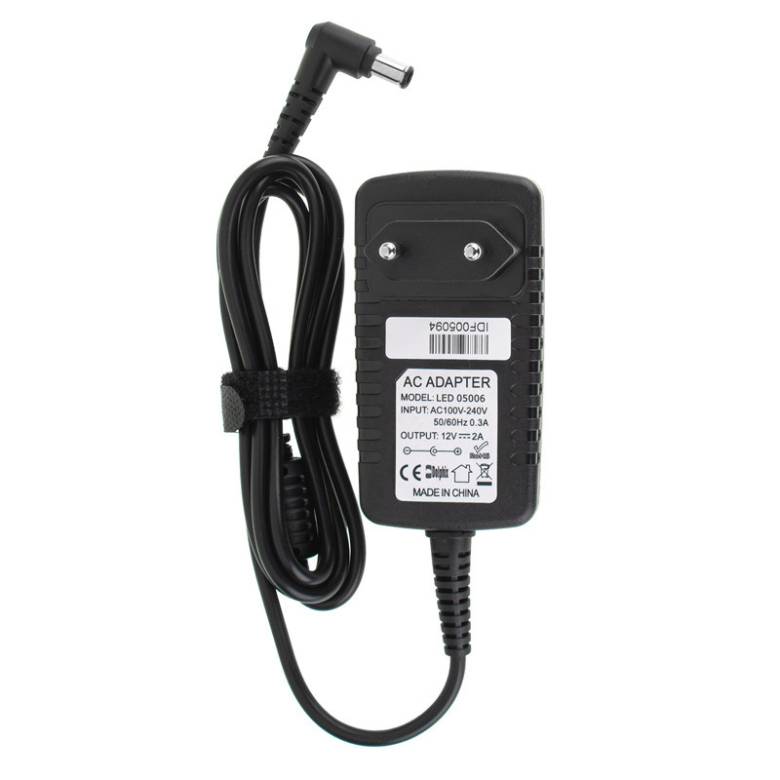 Блок питания для монитора LG 12V, 2A, 24W, 6.5*4.4мм+PIN, black (LED 05006) - фото фото фото 0