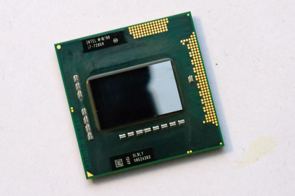 Процессор для ноутбука 4 ядра 8 потоков Intel i7-720QM 1.6GHz-2.8GHz - фото фото фото 1