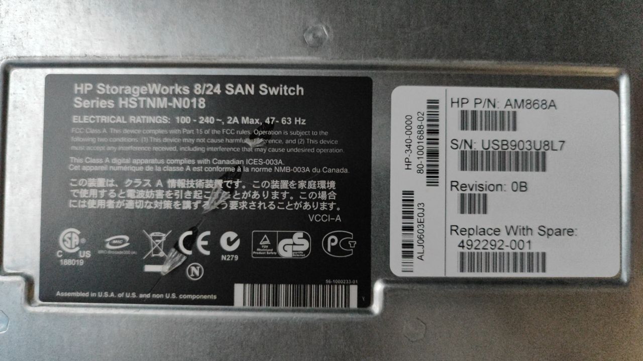 Комутатор hp StorageWorks 8/24x 8gb sfp+ - фото фото фото 3