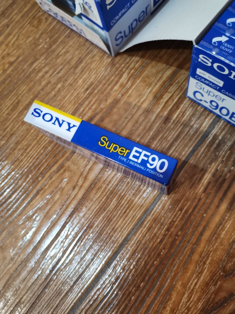 Аудио кассета Sony super EF90 - фото фото фото 1
