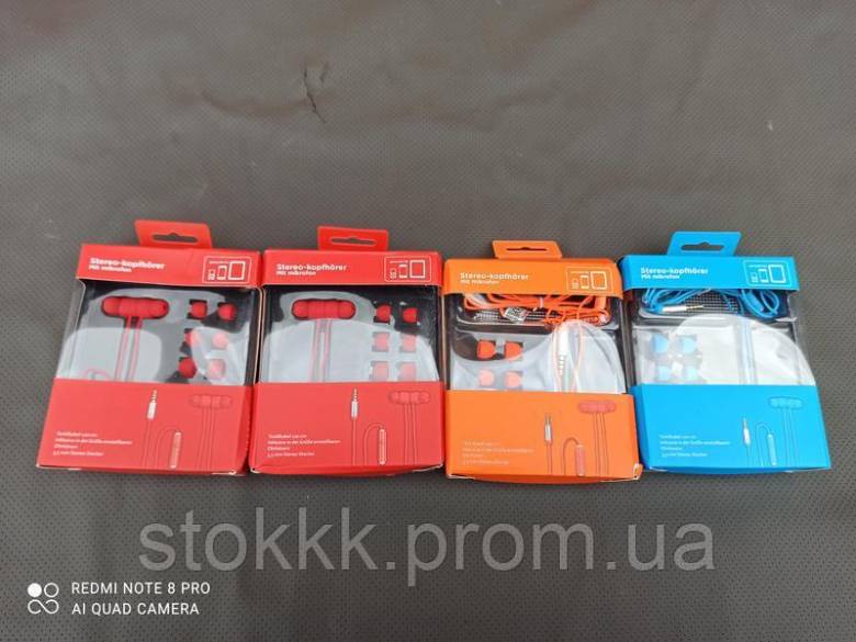 Навушники Stereo Kopfhorer Mit Microfon - фото фото фото 0