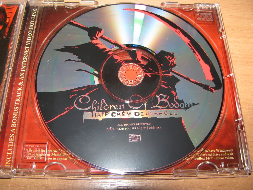 CHILDREN OF BODOM - Hate Crew Deathroll   (2003 Spinefarm 1st press Finland) - фото фото фото 2