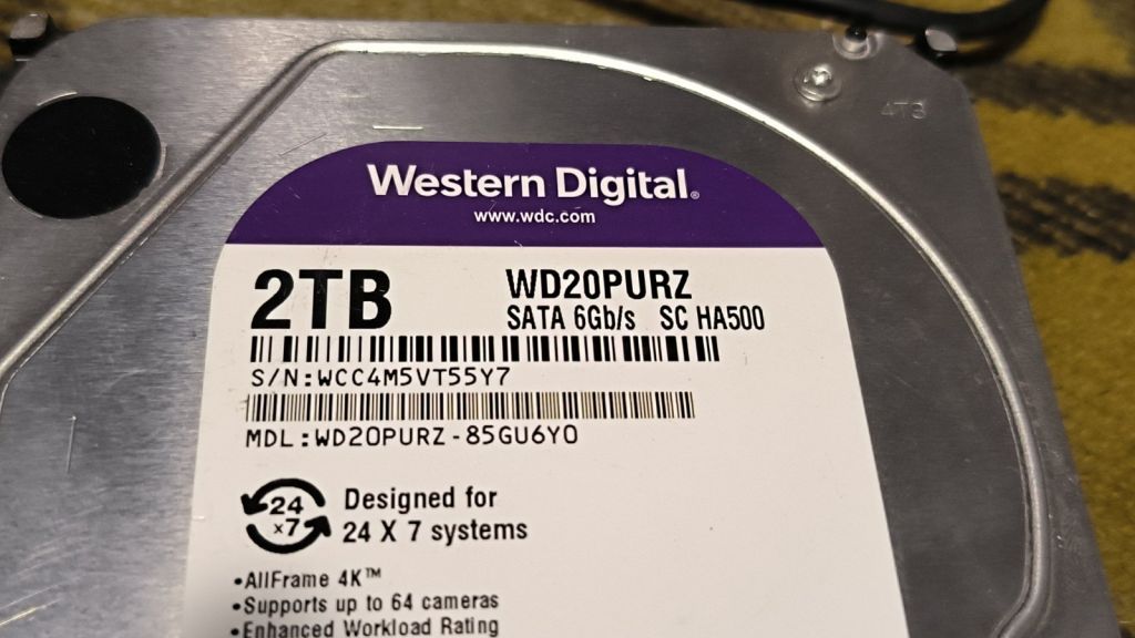 Жорсткий диск HDD Western Digital WD20PURZ 2TB №11 - фото фото фото 3