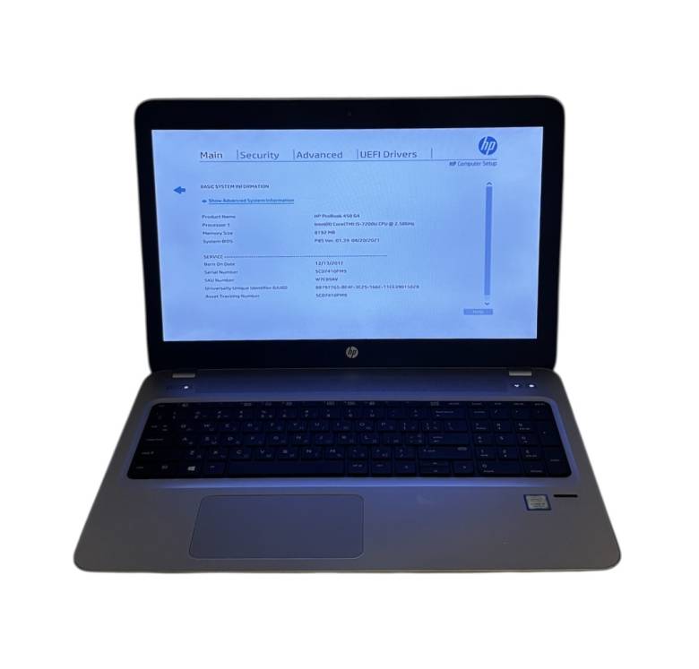 Ноутбук HP ProBook 450 G4 i5-7200U/8/240 SSD - Class A- - фото фото фото 4